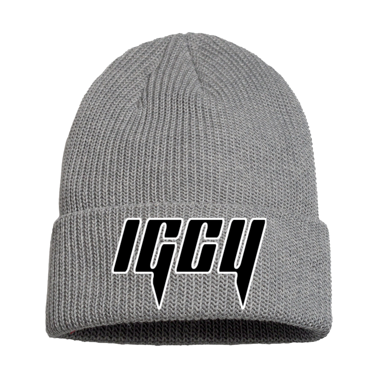 GREY IGCY BEANIE