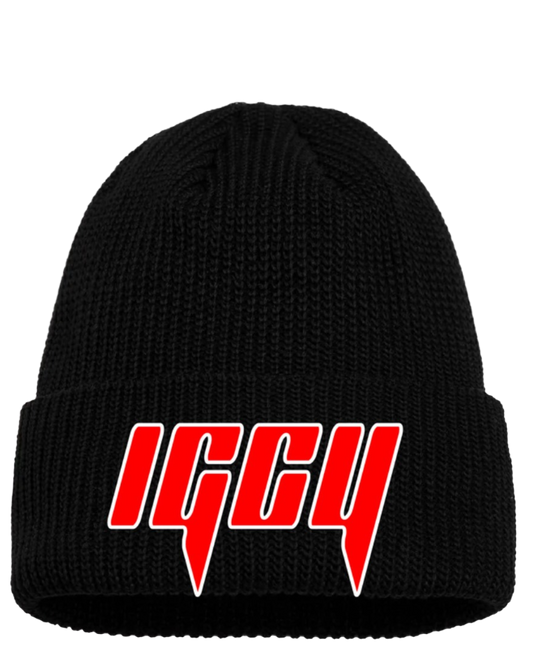Black & Red IGCY Beanie